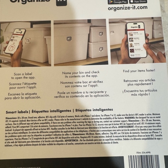 Smart Label - White - Picture 2 of 2